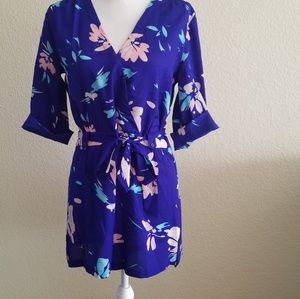 Floral Shorts Romper